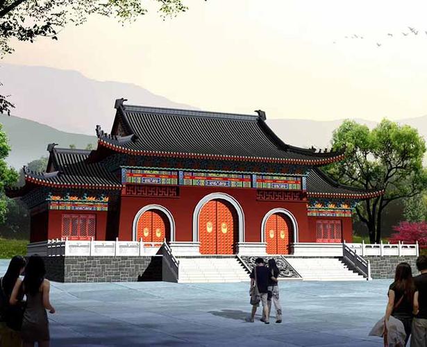 古建施工隊_古建筑公司_村口牌坊_邯鄲市嵐翔古建園林工程