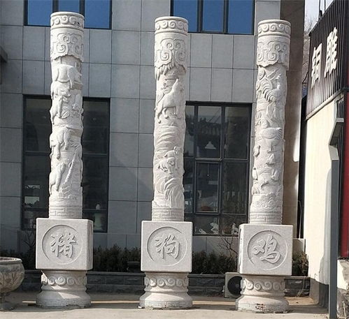 石雕柱子加工 盛晟雕塑 河北石雕華表