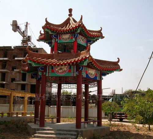 盛程仿古六角涼亭 圖 兩層古建涼亭 古建涼亭