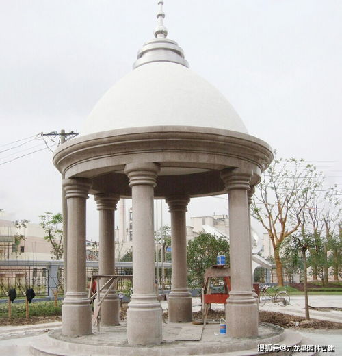 石頭涼亭子的作用和建造樣式圖片大全 惠安雕塑 九龍星園林古建