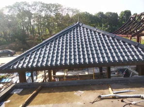 【仿古建筑園林工程屋面裝飾優質asa合成樹脂琉璃瓦】-