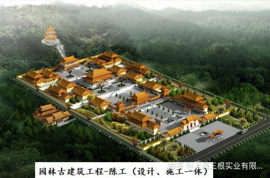 天王殿設(shè)計(jì)效果圖 寺廟仿古涼亭工程施工圖 仿唐古建設(shè)計(jì)施.