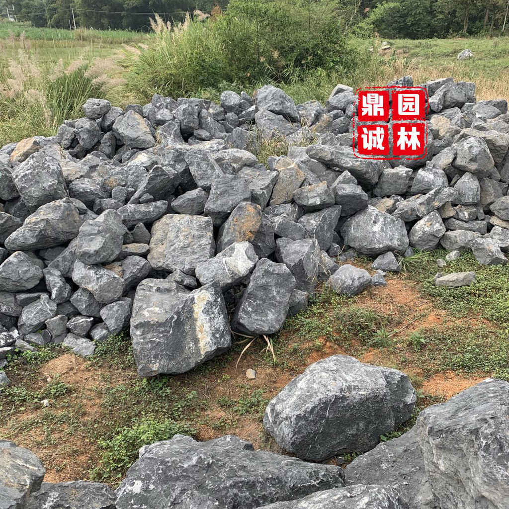 大型景觀流水缽,黑山石噴泉定制