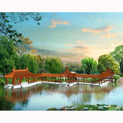 園林古建系列 水榭 南京匯景園林景觀