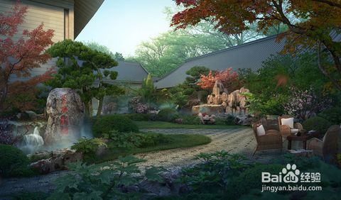 古建筑效果圖中的古典園林景觀有哪些特點